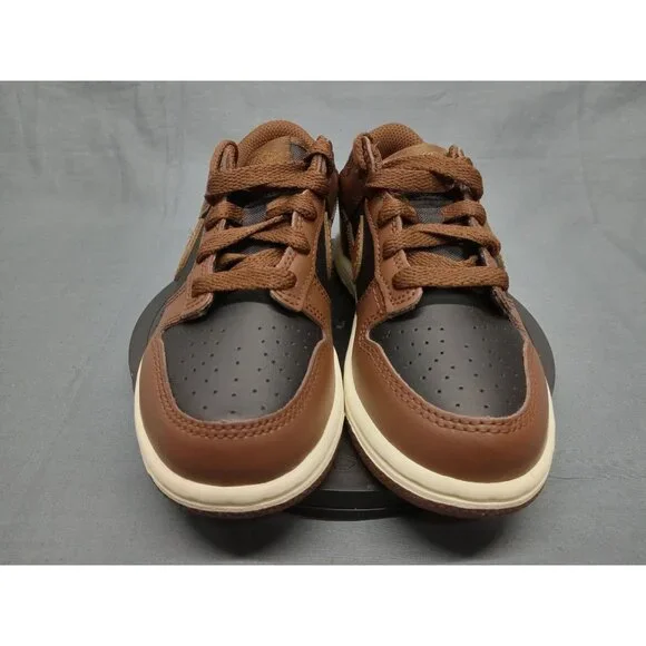 Nike Dunk Low (PSE) Sneakers Leather Black Tan Cacao Size 3Y NEW NO BOX! - Picture 10 of 11
